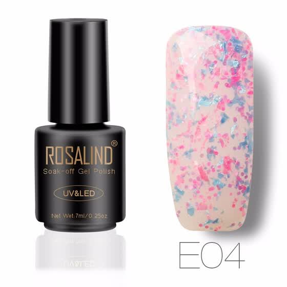Shop Rosalind Gel 1s Snowflake 7ml Glitter 24 Color Nail Gel Polish