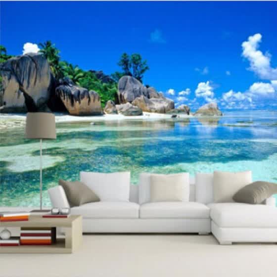 Shop Custom 3d Mural Wallpaper Canvas Bedroom Livig Room Tv