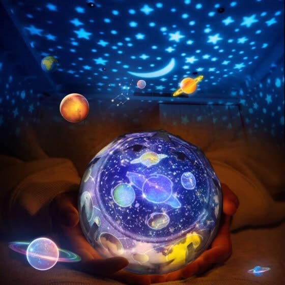 Shop Starry Sky Magic Star Moon Planet Rotating Projector