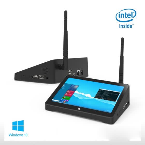 K6a Cherry Trail Z8300 Mini Pc Windows 10 4g 64g Hdmi Vga Output Wifi 1000m Lan Bluetooth4 0 Black