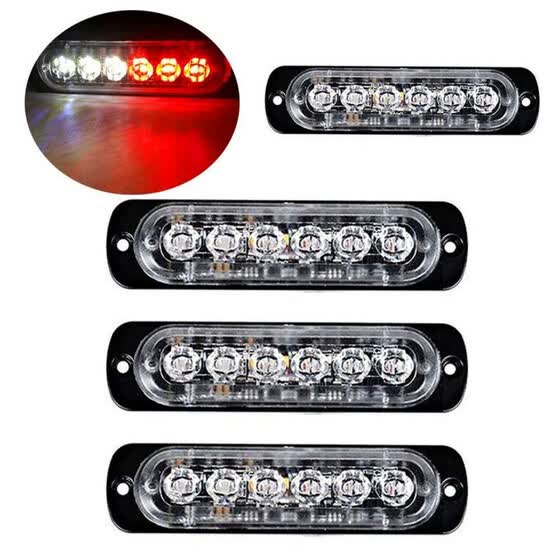 Car Side Light Ultra Thin White Red Warning Truck In Car Side Light Ultra Thin White Red