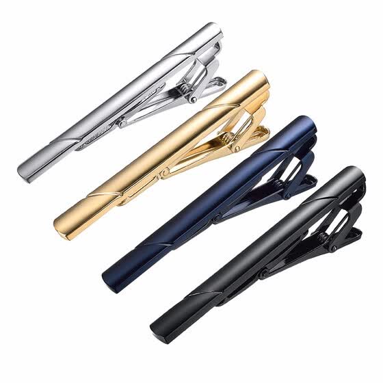 Shop Yoursfs Chain Tie Pin 18k Gold Plated Tie Clip Men Single