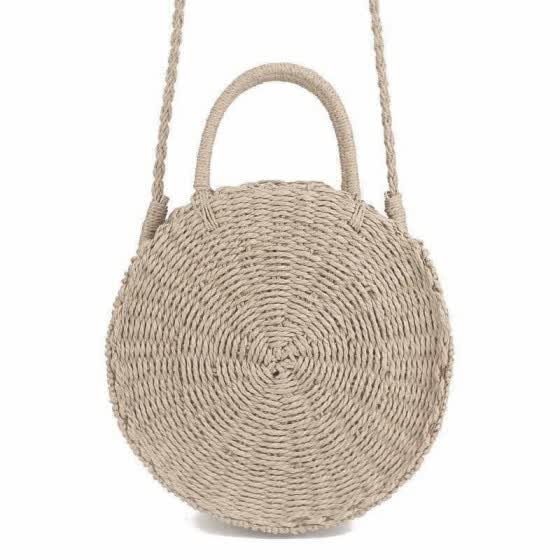 woven round crossbody bag