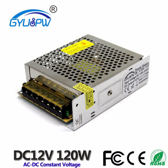 DC 12V 10A 120W LED Driver Switch Power Supply Transformer for LED Strip