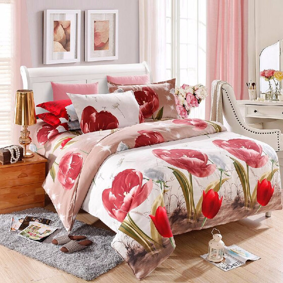 262 With Duvet Cover,Pillow Cases /& Fitted Sheet 3D Effect Bedding Complete Set
