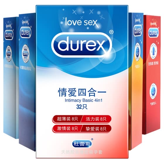 Shop Durex Ultra Thin Condoms for Men Contraceptive Love Supplies 32 ...