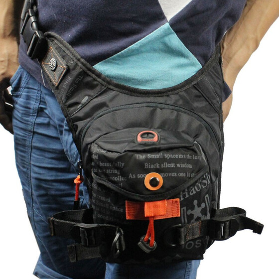 Men/'s Vintage Motorcycle Rider Waist Hip Bum Fanny Pack Drop Leg Belt Bag Purse
