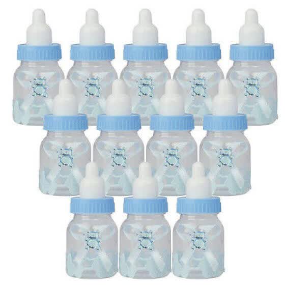 Shop 12 Fillable Bottle Baby Shower Favors Decor Keepsake Plastic