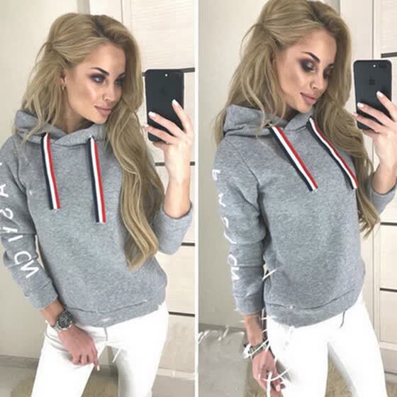 HOT 2017 Womens Autumn Winter Hoodie Sweatshirt Ladies