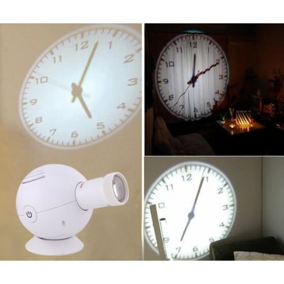 Shop New Led Analogue Projection Wall Clock Light Beam