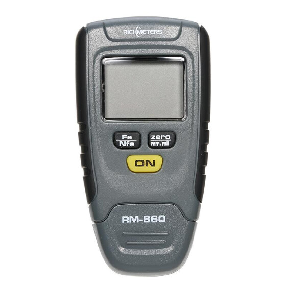Digital Paint Coating Thickness Gauge Tester Meter 0-1.25mm Iron Aluminum Base