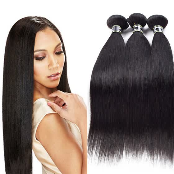 Shop Star Show Peruvian Virgin Hair 3 Bundles Straight Hair Weave