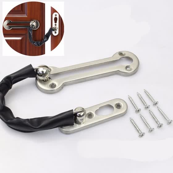 Shop Stainless Steel Security Anti Theft Door Chain Lock Sliding