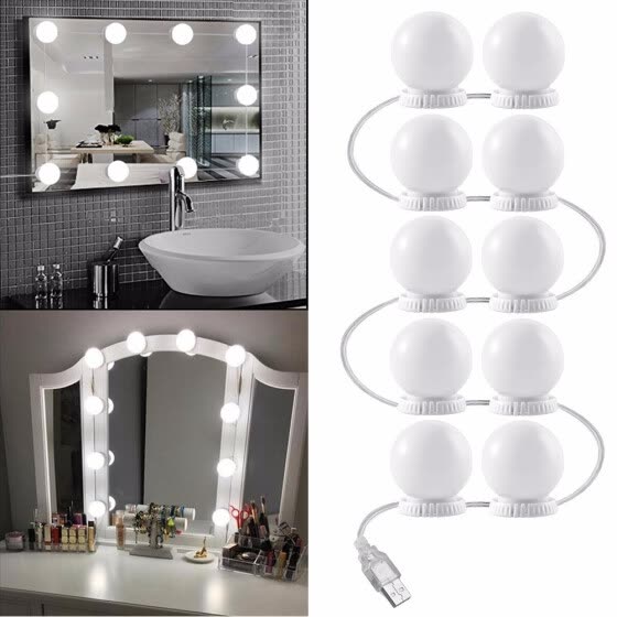 Led Vanity Mirror Lights Kit, What Kind Of Light Bulbs For Vanity Mirror
