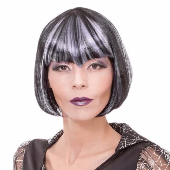 Shop 8 Short Vampire Cosplay Wig With Bangs Red Purple White