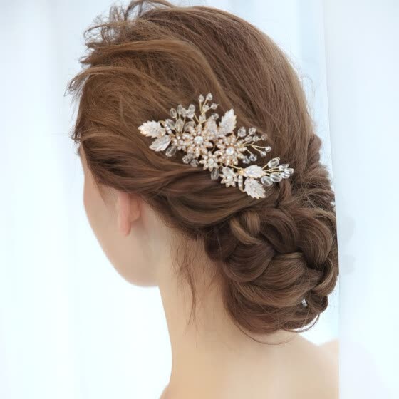 bridal hair piece comb