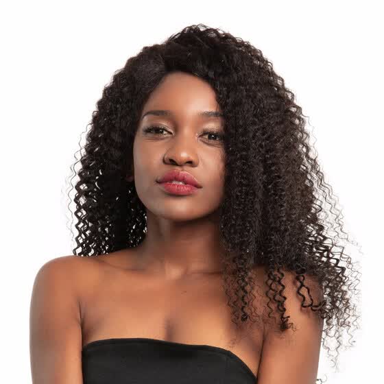Shop 360 Lace Frontal Wig Pre Plucked With Baby Hair Kinky Curly