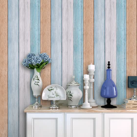Shop Multi Purpose Pvc Vintage Self Adhesive Wood Grain Floor Wall