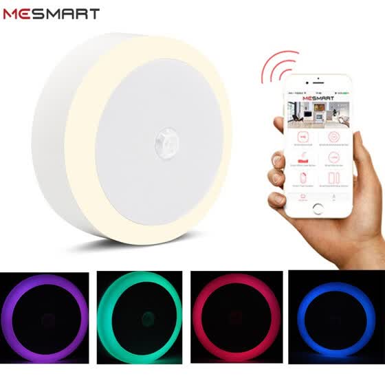 Shop Mesmart Ir Auto Motion Sensor Light Led Battery Powered Smart Night Lamp Cordless For Bedroom Hallway Gifts Zigbee Online From Best Smart Light Bulbs On Jd Com Global Site Joybuy Com