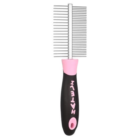double sided dog comb