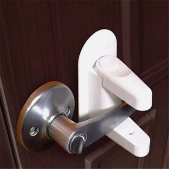 Shop 2pcs Child Door Lever Lock Proof Doors Handles 3m Safety
