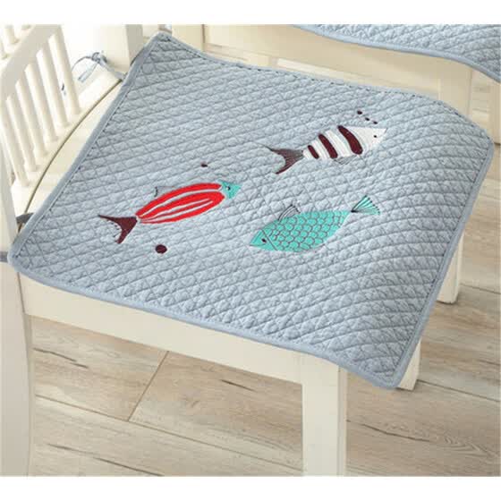 Shop Cotton Square Chair Cushions Dining Seat Mat For Computer