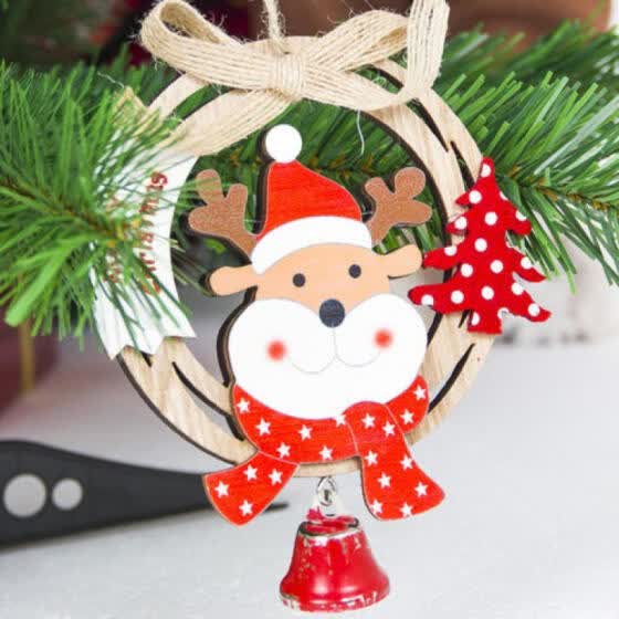 Shop Personalised Reindeer Christmas Tree Decoration Ornament