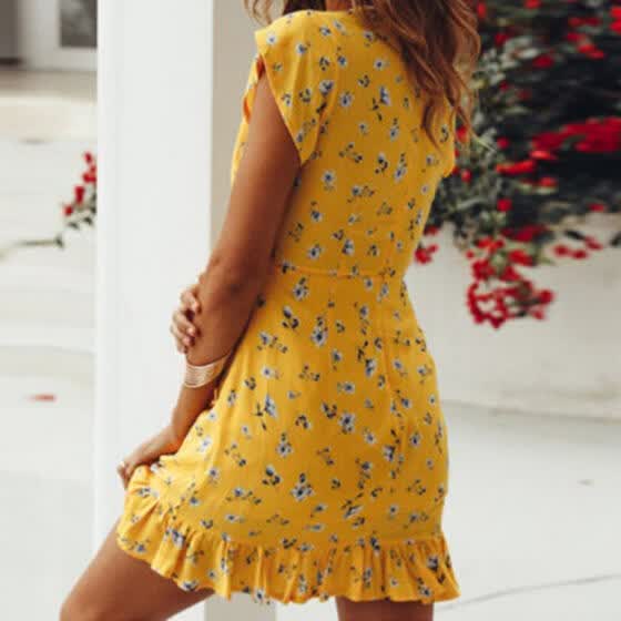 short floral sundress