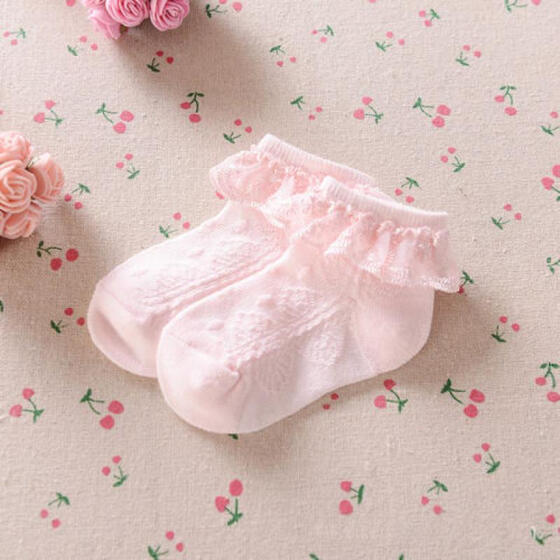 Baby Girls Kids Toddler Socks Children Bow Cotton Knee High Frills Stockings US