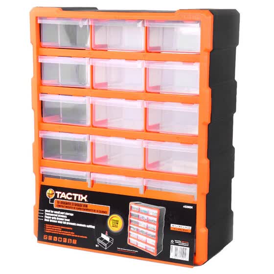 Shop Extension Tactix 320634 18 Grid Drawer Parts Finishing Box