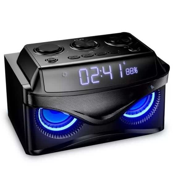 2 1 Bluetooth Audio Clock Alarm Stereo Call Speaker Fm Radio Bluetooth Audio Clock Alarm Stereo