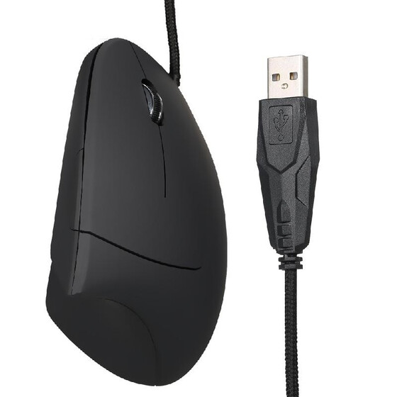 3200 DPI For PC Laptop Desktop Ergonomic Optical USB Wired Vertical Mouse Mice