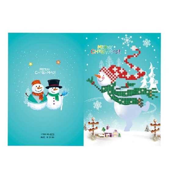 Shop Merry Christmas Cards Diy Diamond Painting Handmade Cards Round Drill Greeting Cards Rhinestones Embroidery Arts Crafts Gifts Online From Best Holiday Seasonal Decor On Jd Com Global Site Joybuy Com