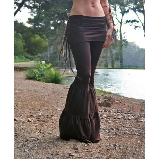 high waisted boho pants