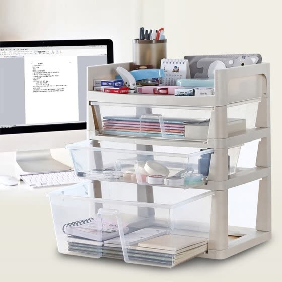 Shop Dome Recall Three Tier Desk Storage Office Desk Shelf Desktop