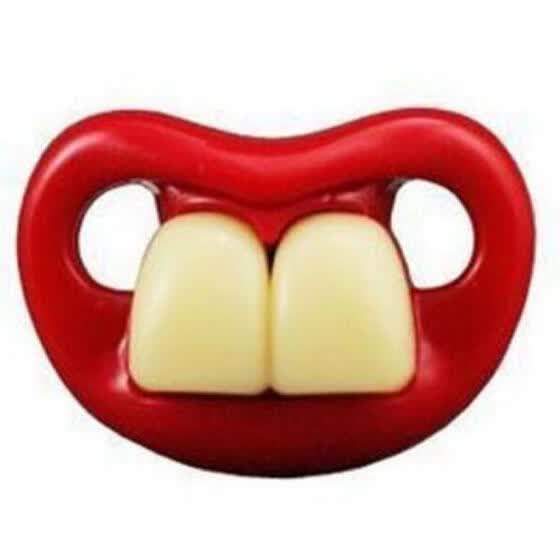 Shop Funny Dummy Dummies Pacifier Novelty Teeth Baby Child Soother Uk