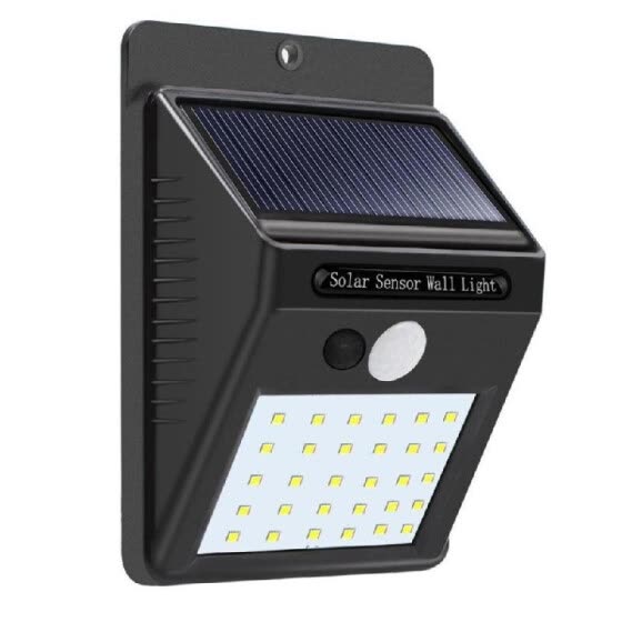 30 Led Solar Powered Wall Light, Solar Powered Motion Sensor Lights Outdoor