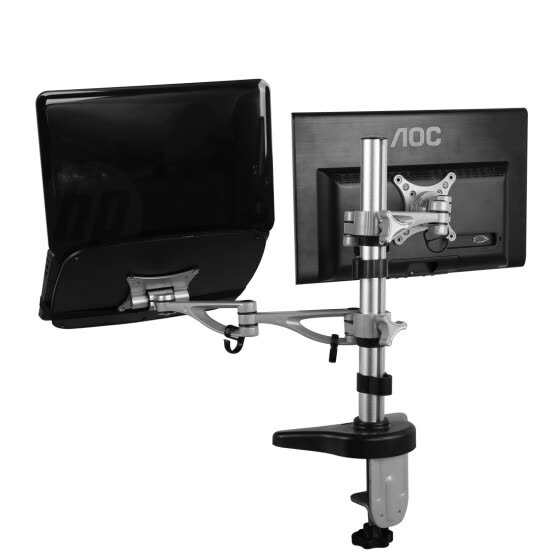 Shop Fleximounts Dual Arm Desk Laptop Mount Lcd Arm For 10 27