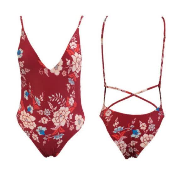 womens floral swimsuits