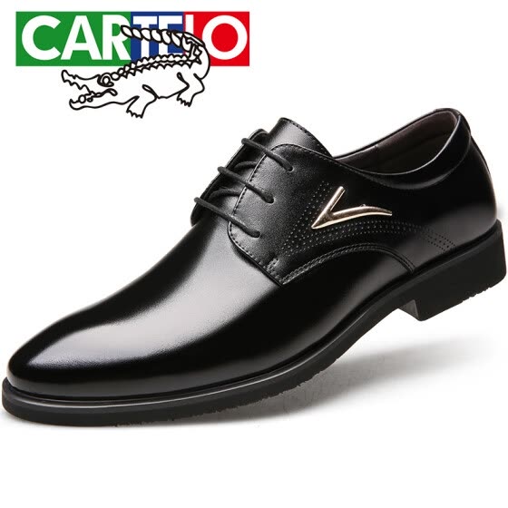Shop CARTELO crocodile (CARTELO) British leather business casual shoes