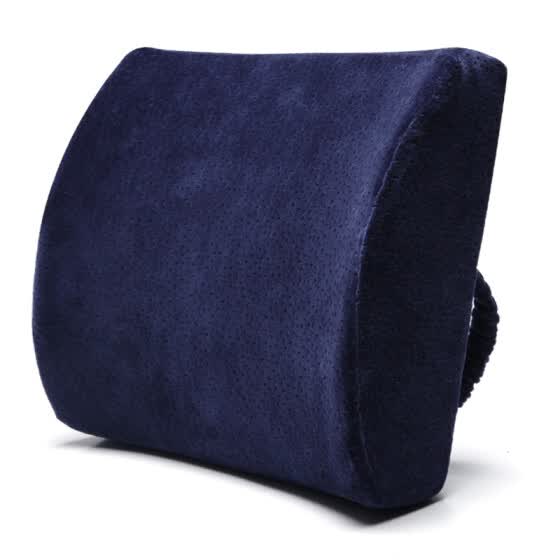 Shop Hannover Memory Cotton Office Lumbar Pillow Cushion Chair