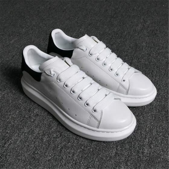 white leather casual shoes