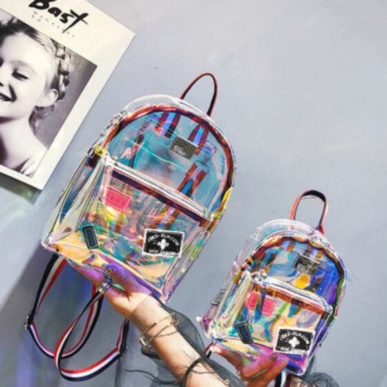 clear girl backpacks