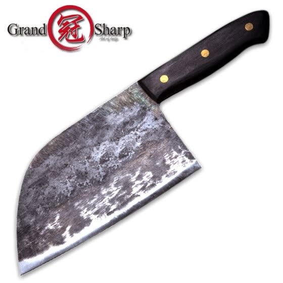 Shop Grandsharp 7 Inch Handmade Forged Chef Knife Clad Steel Forged Chinese Cleaver Professional Kitchen Chef Knives Online From Best Kitchen Knives Accessories On Jd Com Global Site Joybuy Com