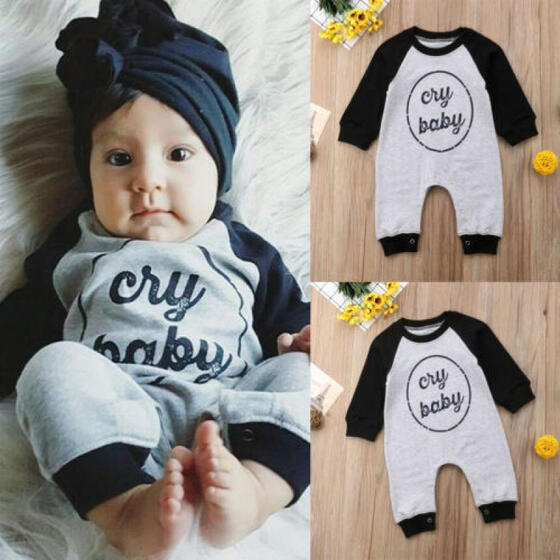 New Toddler Newborn Baby Boys Girl Romper Bodysuit Jumpsuit Playsuit Clothes CO