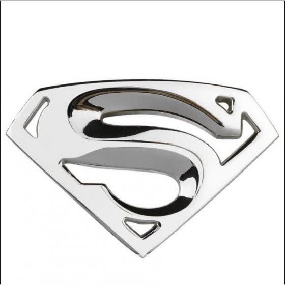 Shop 3d Superman Chrome Metal Auto Car Motorcycle Logo Sticker