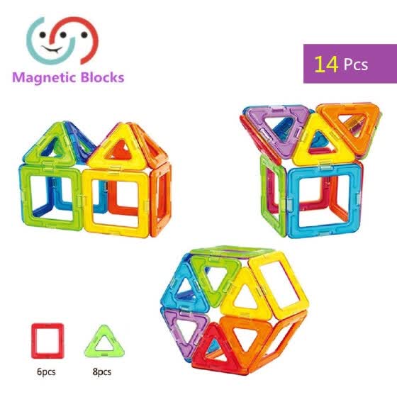 intelligent magnetic construction set