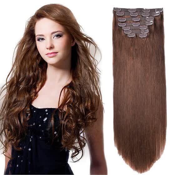Shop Remy Human Hair Clip In Hair Extensions Straight Full Head 8a