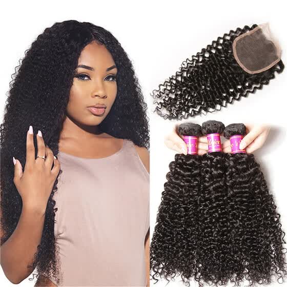 Shop Unice Hair Icenu Series Malaysian Kinky Curly Human Hair 4