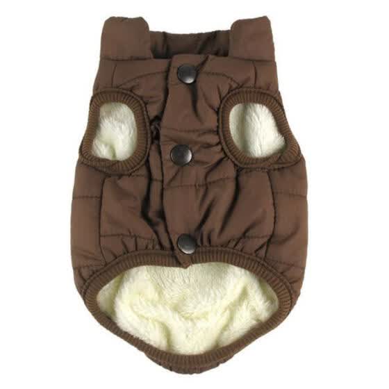 Shop Winter Warm Padded Dog Clothes Waterproof Pet Fleece Coats